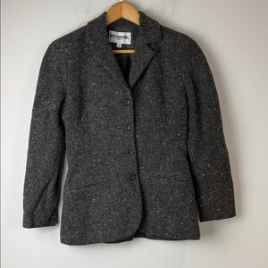 Holt Renfrew Women's Grey Wool Blazer Size 4
